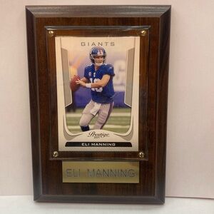 Eli Manning Giants Card Plaque (BIN4)